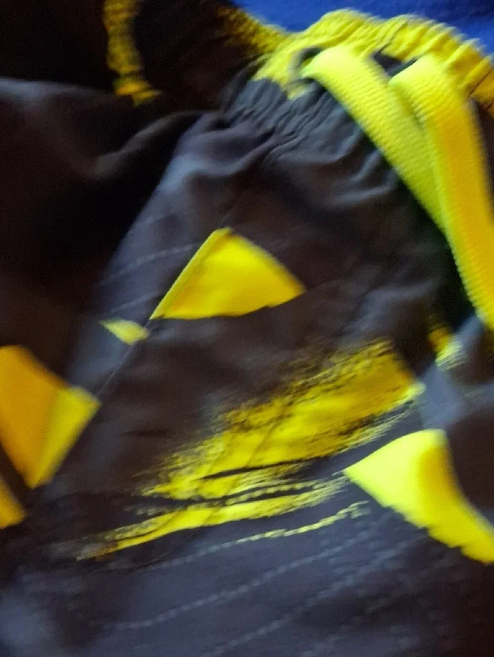 Under Armor Kids Black & Neon Yellow Graphic Swim Board Shorts
